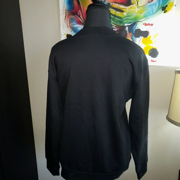 5 For $25✨️Friends Womens Medium Black Longsleeve Oversized Crewneck Sweater - Picture 4 of 6